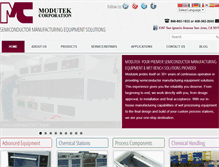 Tablet Screenshot of modutek.com